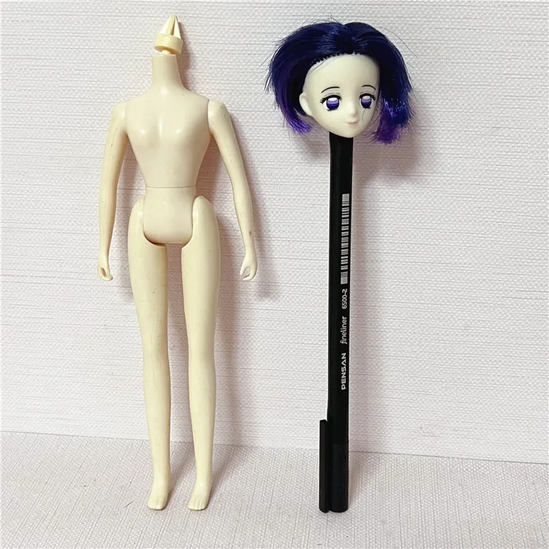 

Gentle Anime SD Doll Single Head Super White Muscle Body Doll Accessories Joints Head Body
