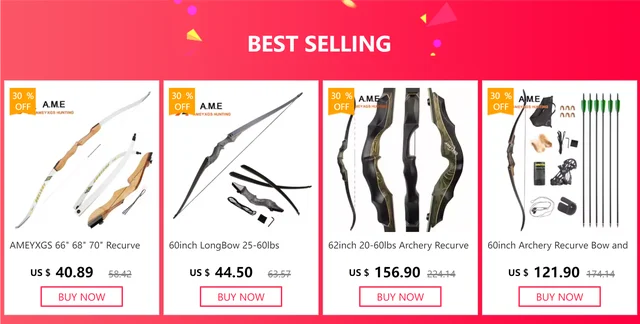 Arco Ricurvo Takedown 60 Pollici AMEYXGS Per Adulti - Set Completo Con Frecce 20-60Lbs Per Caccia E Pratica - Foto 7