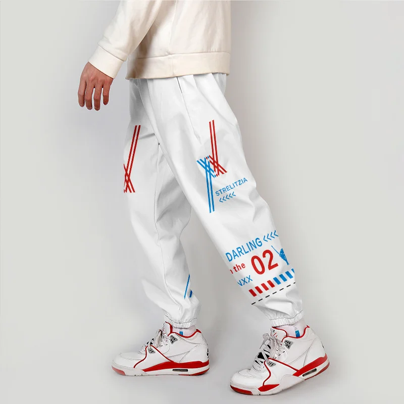 Japanese Anime Zero Two 3D Pants Jogging Casual Men Women