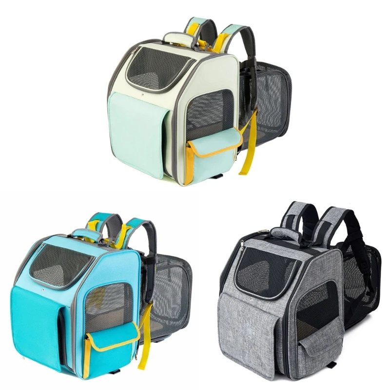 Cats Backpack Extendible Outdoor Cats Carriers Shoulder Bag for Convenient