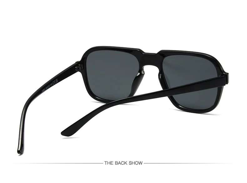 Vintage Oversized Sunglasses For Women And Men Square Driving Glasses_voghion.com