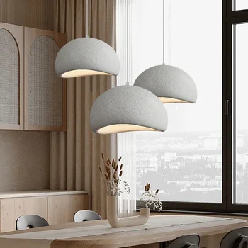 Japanese Led Pendant Light Dining Room Cafe Chandelier Lighting Wabi-Sabi Wind Home Decor Bedroom Living Room Hanging Lamp 1