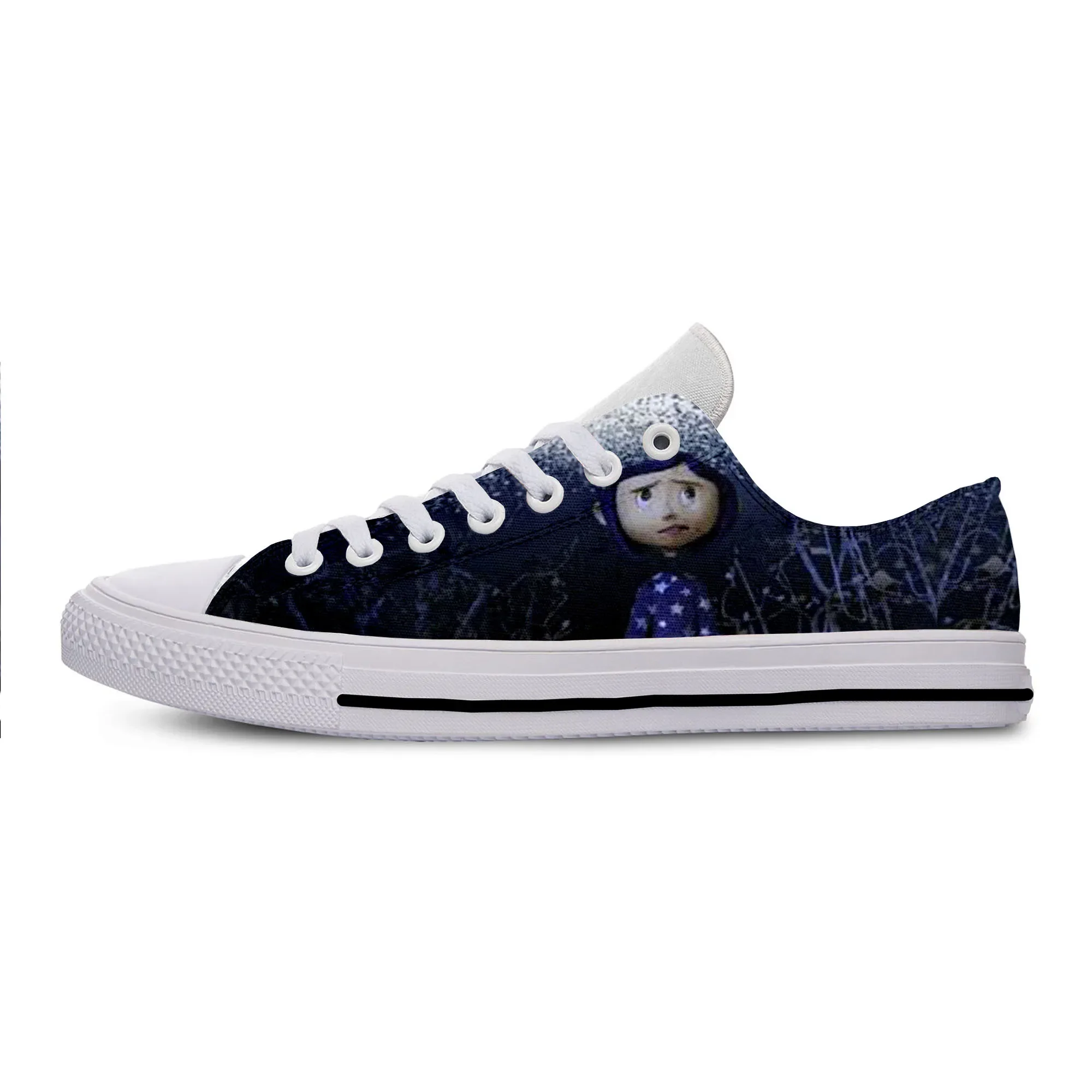 Hot Cool Fashion New Sneakers Handiness Casual Shoes Cartoon Cute Funny Men Women Coraline The Secret Door Low Top Board Shoes