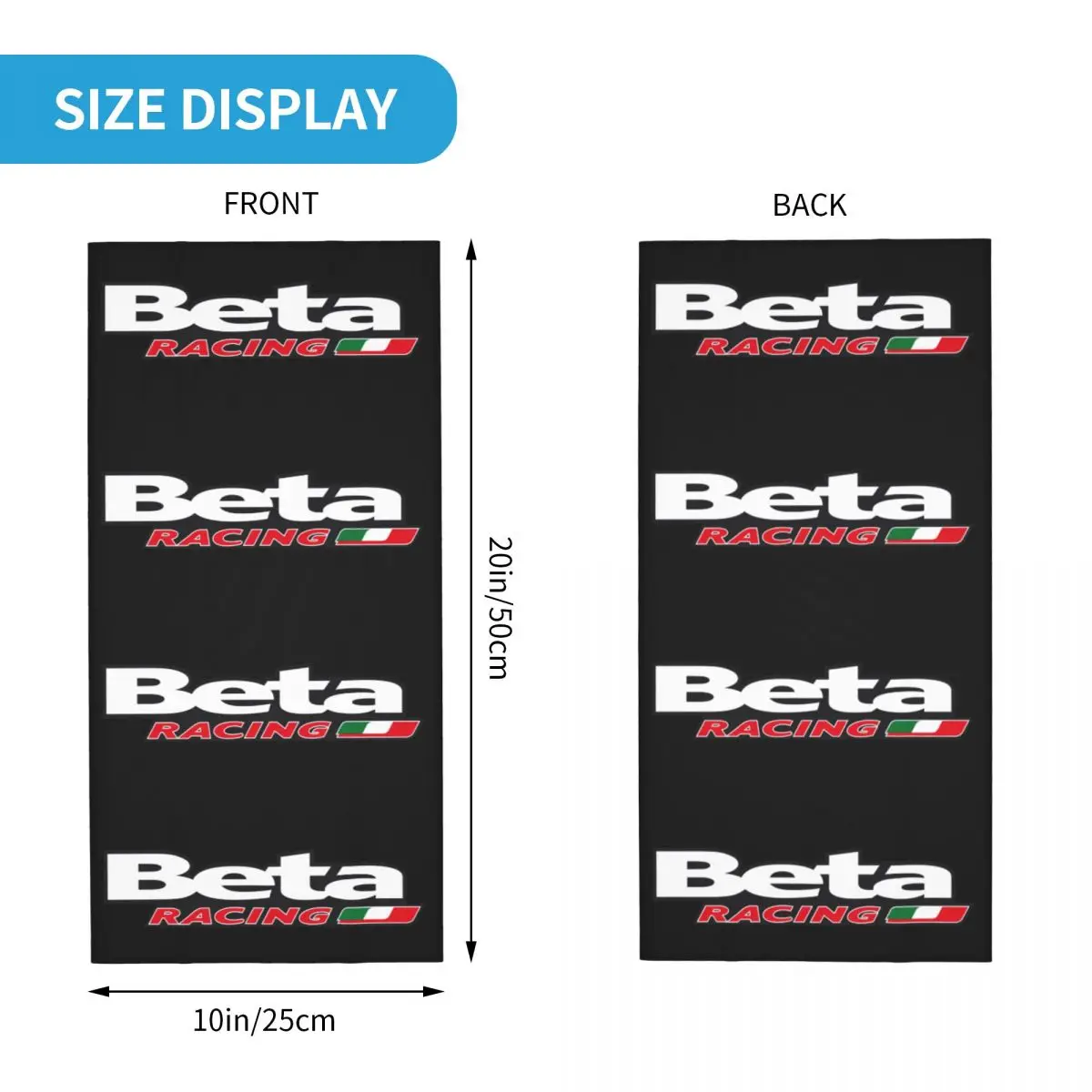 Neck Gaiter Neck Wrap Cycling Bandana Bandana Headscarf Cotton Bandana Camouflage Bandana Motorcycle Bandana Multifunctional Bandana Bandana Neck Cover Beta Racing Bandana Neck Gaiter Printed Balaclavas Wrap Scarf Warm Cycling Hiking for Men Women Adult Windproof