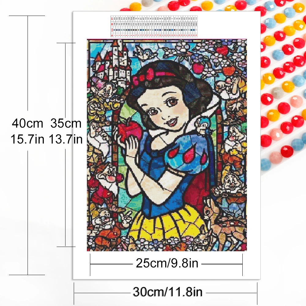 Diamond Painting Disney Princess Mickey Mouse Rhinestones 5D DIY Cross Stitch Embroidery