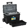 Electrician Multifunctional Heavy Duty Rolling Tool Box with Wheels Parts Storage Box Tool Case for Garage Tool Chest Organizer 1