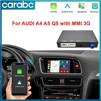 CARABC CarPlay Wireless per Audi A4 A5 2008-2016 Q5 2010-2018, Android Auto, Mirror Link, AirPlay, Navigazione, Accessori Multimediali
