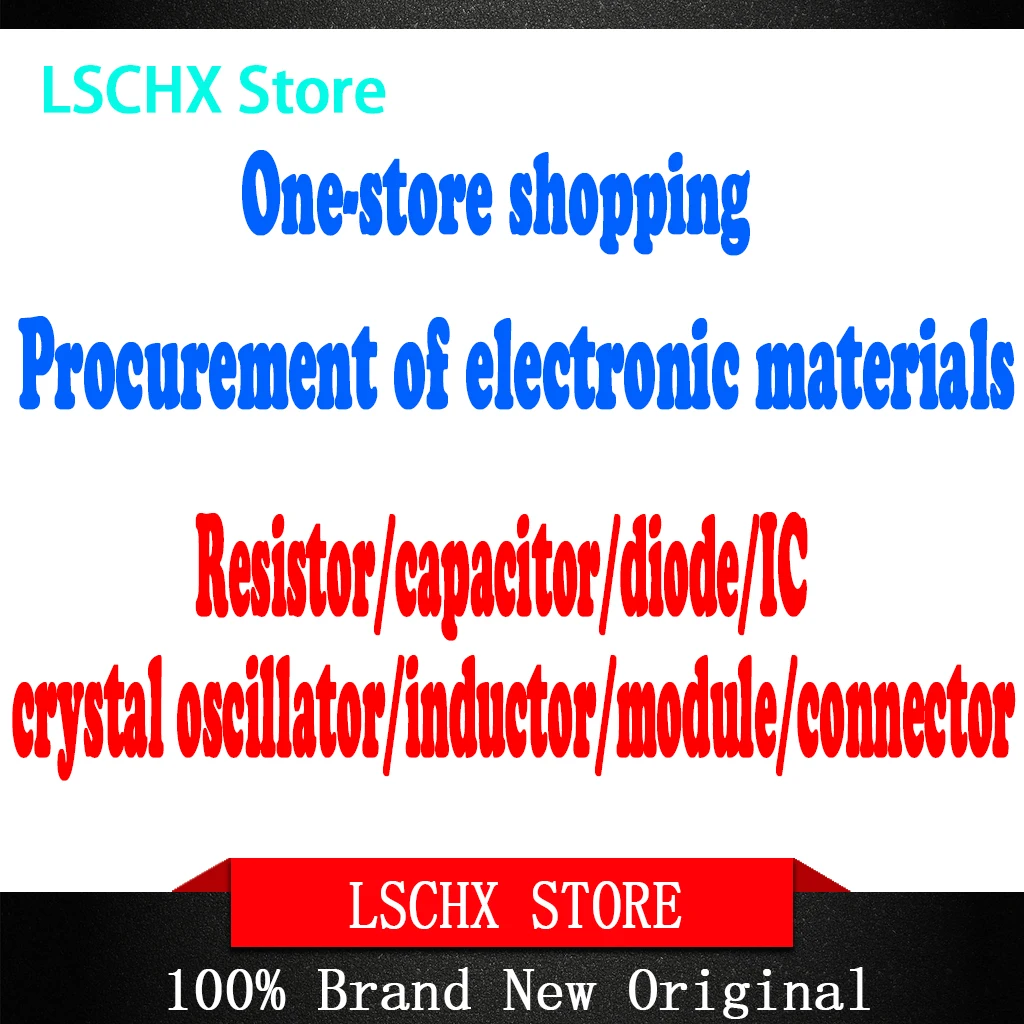 Electronic materials with IC resistor capacitor, diode LED Switch