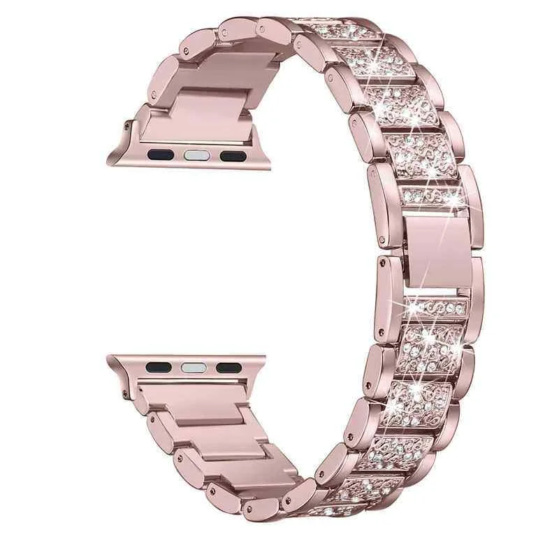 Elegant Women's Bracelet-Style Chain Strap with Metal Band