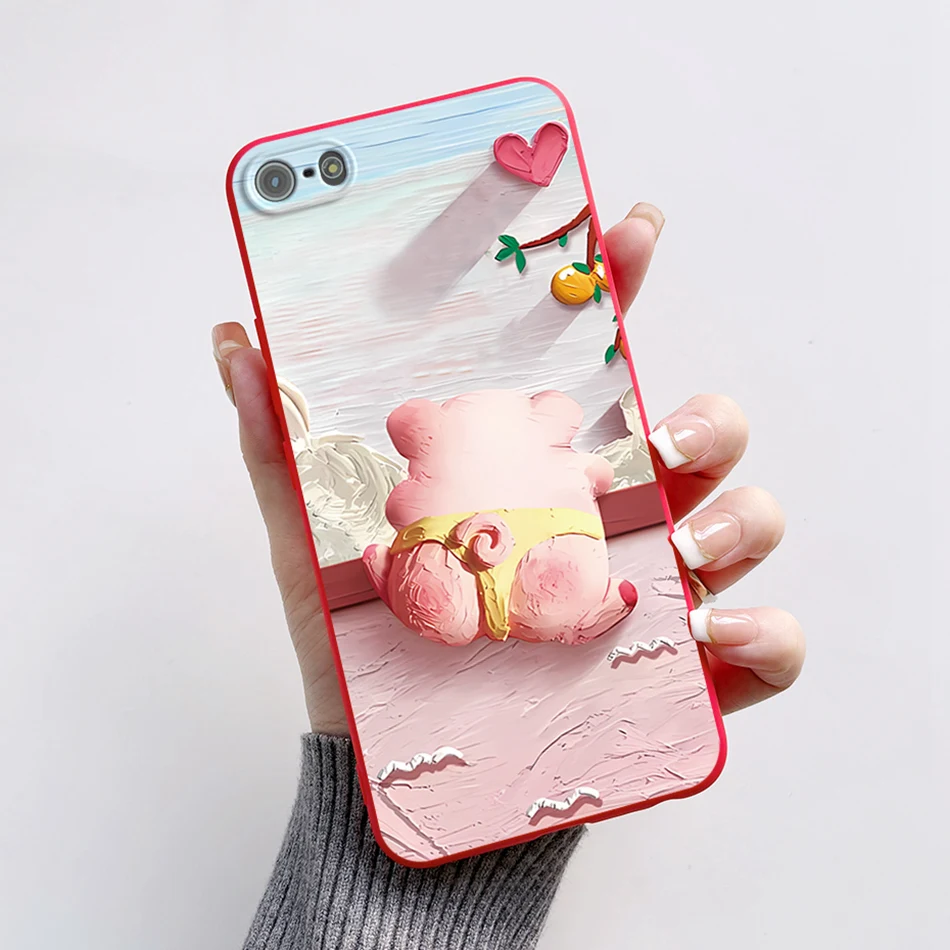Cute Astronaut Shockproof Matte Silicone Phone Case
