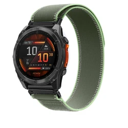 Versatile Nylon Watch Strap, Available in Multiple Sizes - QuickFit 26mm (Green 01)