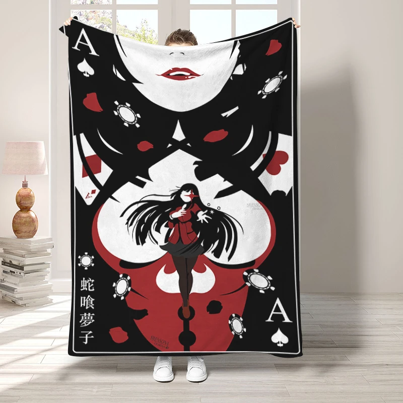 

Jabami Yumeko and Blankets for Decorative Sofa Blanket Bedspread on the Bed Summer Comforter Anime Bedspreads Throw & Throws Nap
