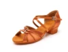 Children Dance Shoes Modern Tango Dancing Performance Shoes Girls Ladies Ballroom Tango Jazz Sandal Low Heel Factory Direct C323 3