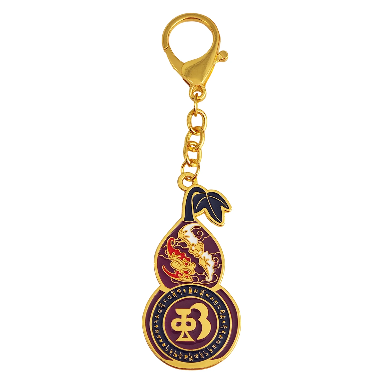 2025 Lucky Bat Gourd Keyring 5 Blessing Wu Lou Keychain 3