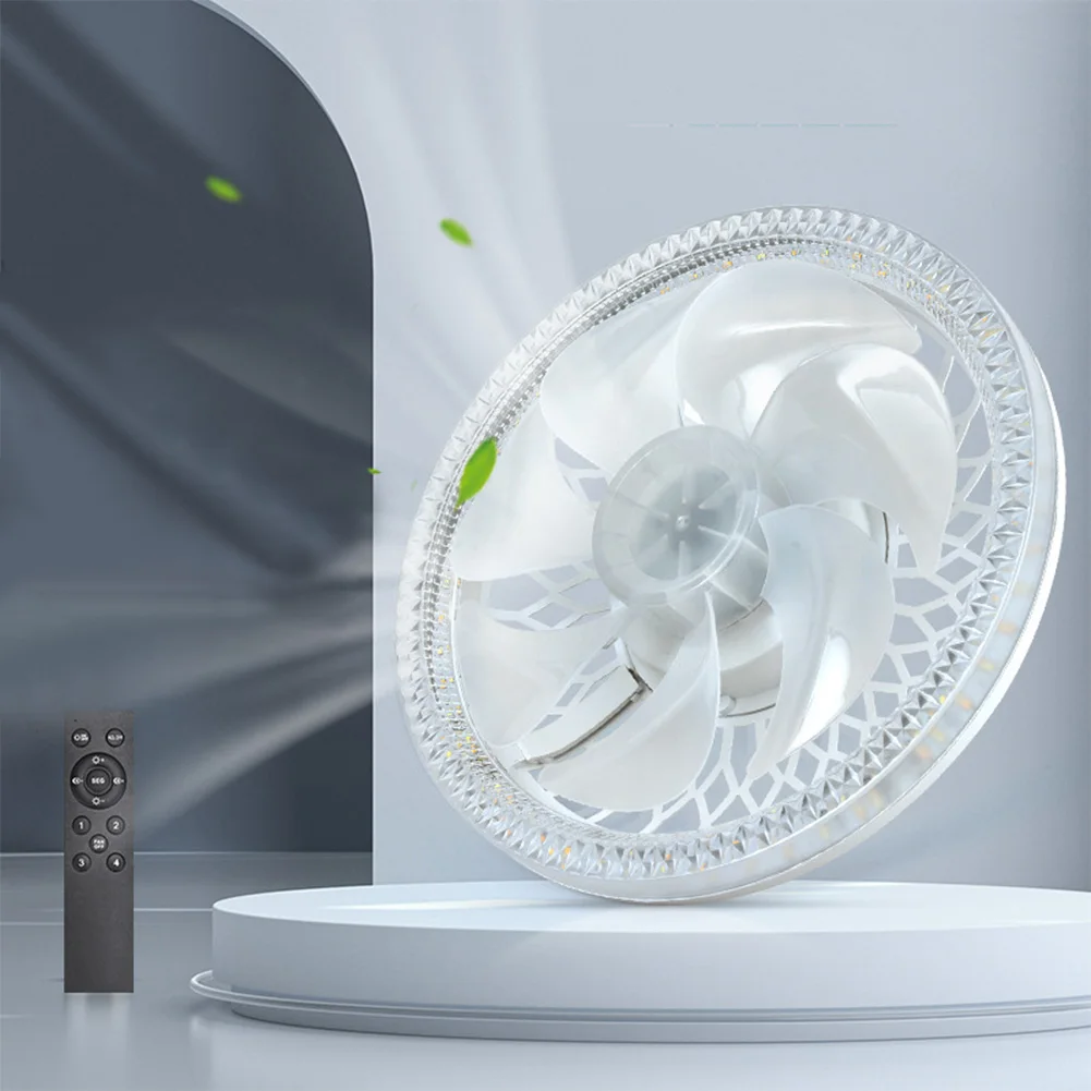 Ceiling Fans Light Remote Control 3 Color Temperature Socket Fan Light Dimmable Flush Mount Ceiling Fan Light E27 Converter Base