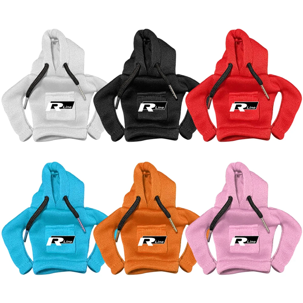 Hoodies Car Gear Shift Cover Gearshift Manual Handle AntiSlip Sweatshirt Auto Change Lever Decoration for Volkswagen VW RLINE gear shift handle