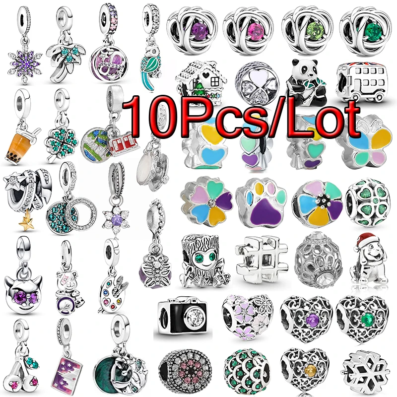

10Pcs/lot Crystal Milk Tea Cup Charms Beads Pendant Fit DIY Original Bracelets Necklaces For Women Girl Jewelry Making Wholesale