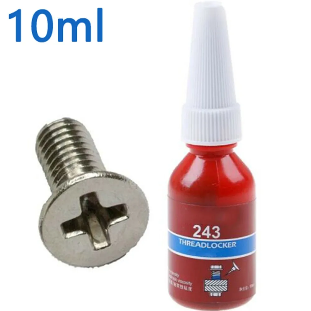 10ml Threadlocker 243 263 277 blu sigillante a media resistenza vite di tenuta anticorrosione filettatura di bloccaggio strumento adesivo anaerobico