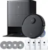 Robot Vacuum ZeroTangle Technology, TruEdge Adaptive Edge Mopping, Hot Water Mop Washing, Self-Emptying, Auto-Mop Lifting, 1