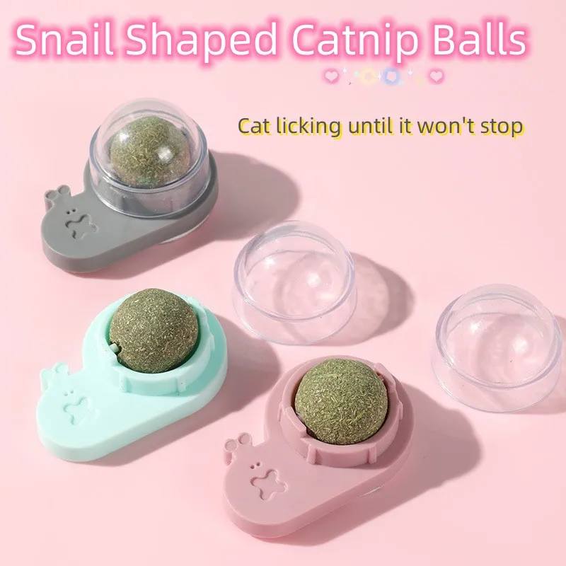 Avocado Catnip Toy palla da leccare commestibile Catnip Snack girevole