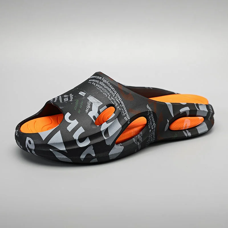 Pánské pantofle, protiskluzové, pohodlné, měkké pěnové pantofle s tlustou podrážkou, pro vnitřní i venkovní použití_voghion.com