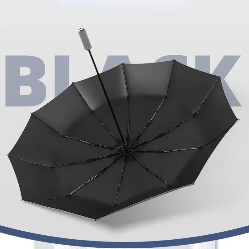 Automatic Folding Umbrella Super Large Windproof Waterproof Sun Uv
