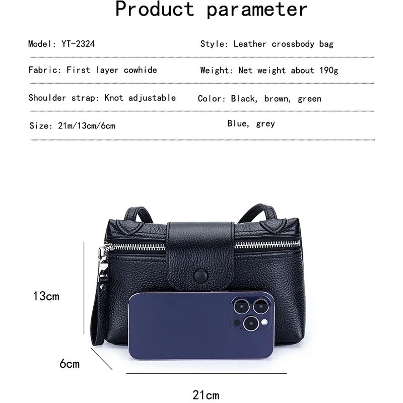 Crossbody Bags for Women Genuine Leather Trendy Designer Handbags Small Crossover Shoulder Sling Womens Purses and Handbags 2024
