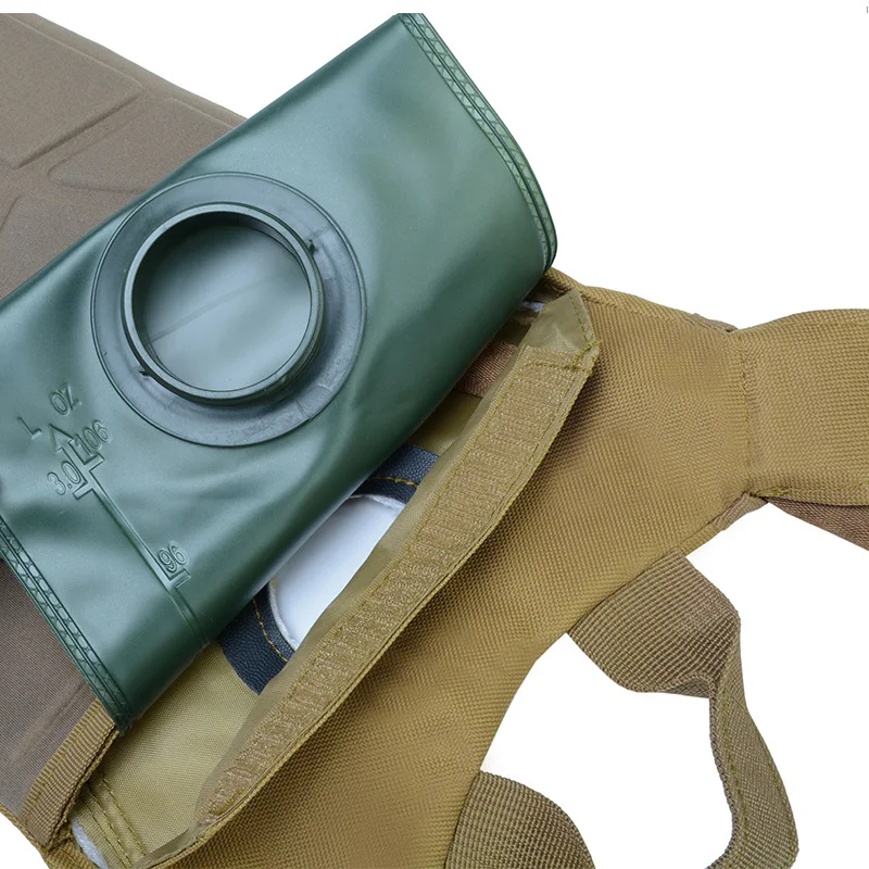 Hydration Backpack Waterproof Nylon Water Bag Bladder Hiking Cycling Climbing Hunting