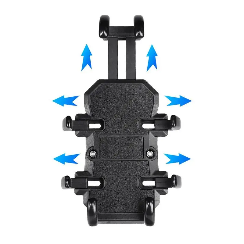 

Motorcycle Phone Holder Handlebar Cell Phone Clamp Hands-Free Adjustable Anti-Shake Quick Install Bike Phone Mount For