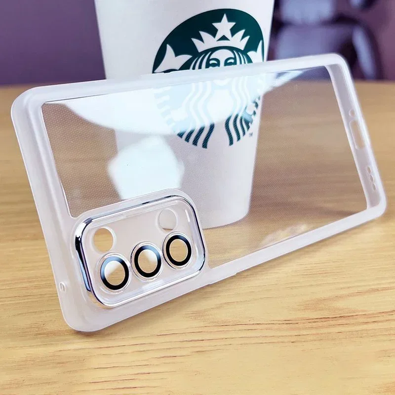 Luxury Clear Soft Silicone Shockproof Camera Protective Case Cover