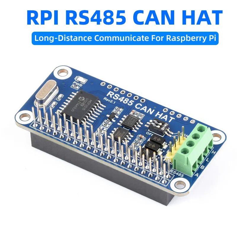 Transceptor para Raspberry pi Rs485 Can Hat 3.3v com Funções Can Onboard Mcp2515 Sn65hvd230 Sp3485 4b 3b Mais 3b 2b Zero