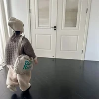 Veste en coton de style coréen pour filles, vêtements pour enfants, automne, hiver, nouveau 4