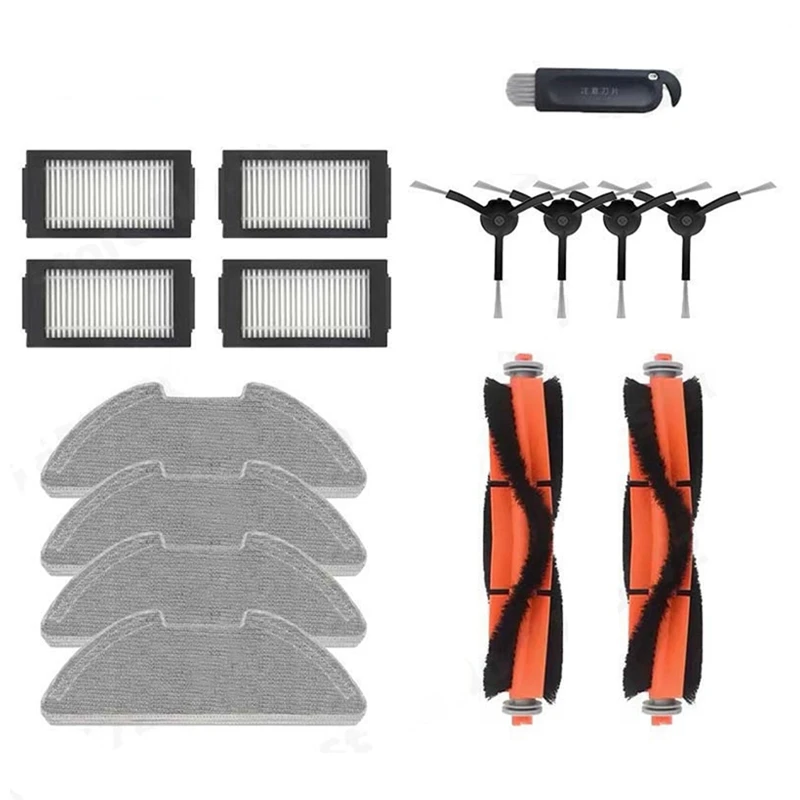 

Запчасти для робота-пылесоса Xiaomi Mijia Pro / 2 Pro/MJSTS1, основная/боковая щетка, фильтр НЕРА, тряпичная щетка, аксессуары для пылесоса