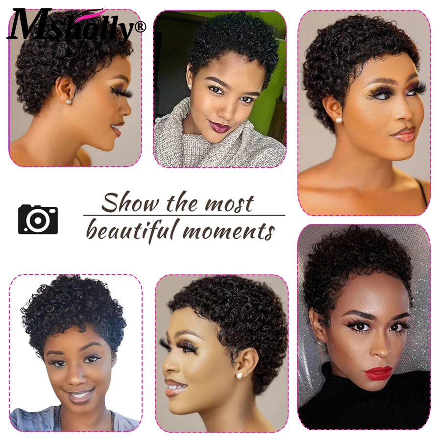 Рисунок 5 - Короткие кудрявые афро кудрявые человеческие волосы