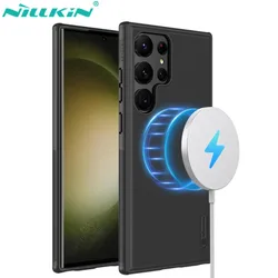 MagSafe Case For Samsung Galaxy S24 Ultra/S23 Ultra Nillkin Frosted Shield Pro PC Back Cover For Samsung S22 Ultra Magnetic Case