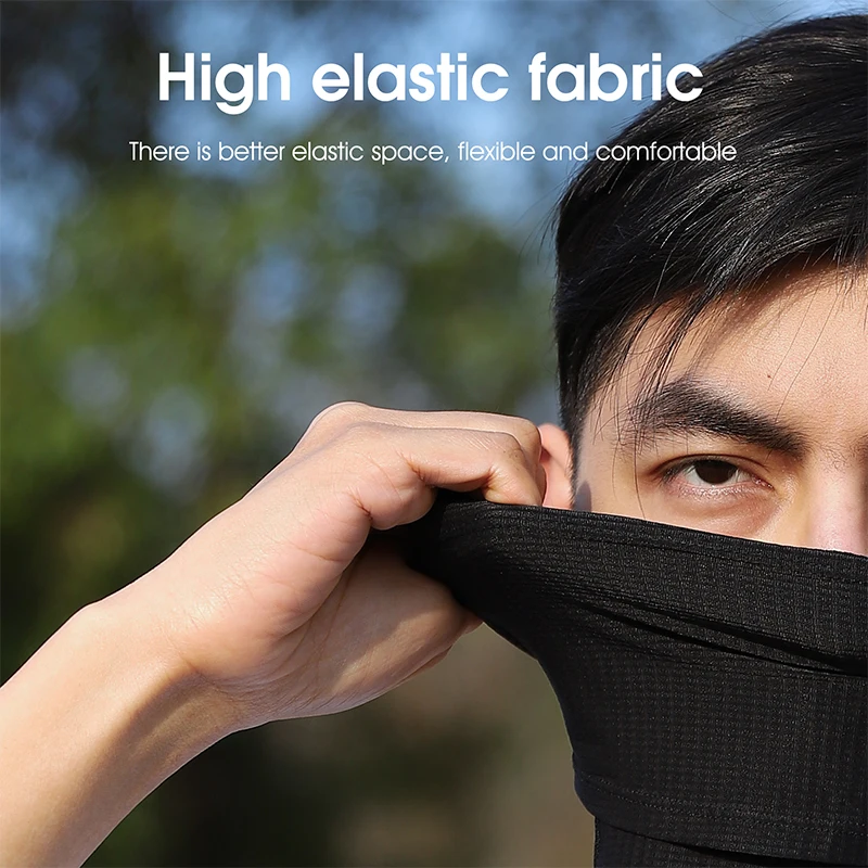 WEST BIKING Summer Cycling Balaclava Ice Silk Sun UV Protection Bicycle Motorcycle Caps Face Cover Fishing Hiking Sports Hats 3