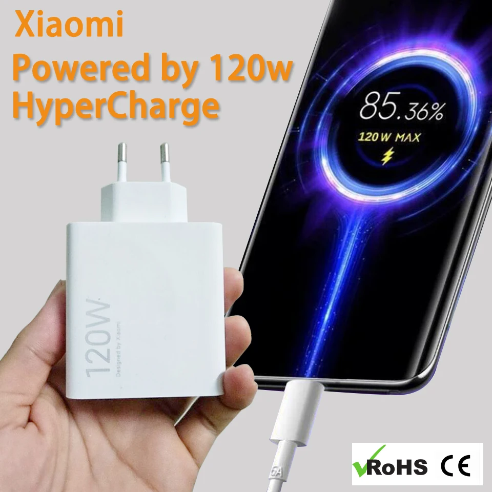 รูปสินค้า อะแดปเตอร์ชาร์จเร็ว 120W HyperCharge สำหรับเดินทาง
