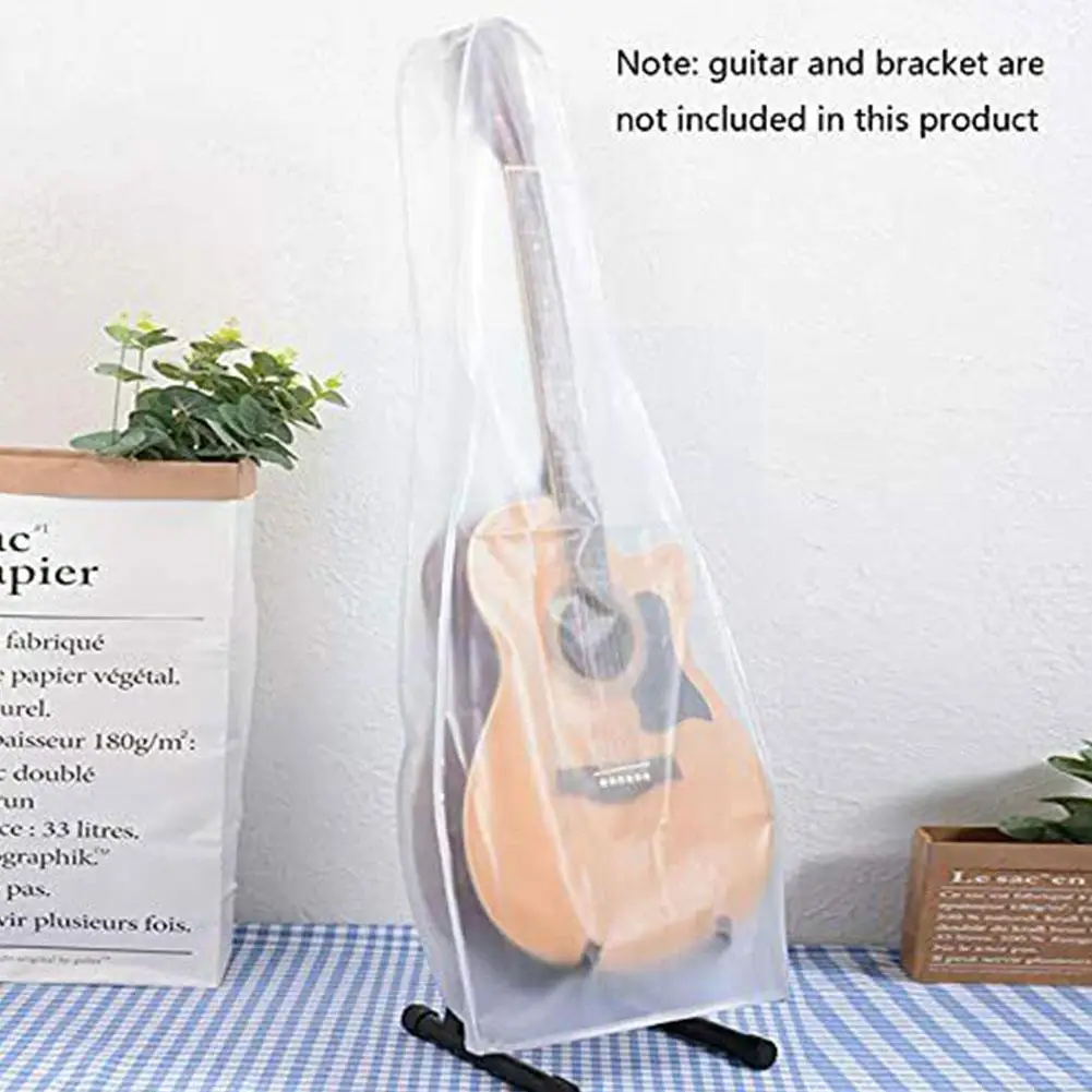 Transparent Matte Acoustic Guitar Cover - Waterproof & Washable For Folk Electric Bag Guitar Guita X2u4