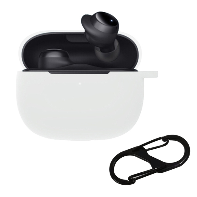 with Redmi Buds 3 Lite Earphone Non Slip Cover Lightweight Case Impact-resistant Waterproof Silicone Sleeve