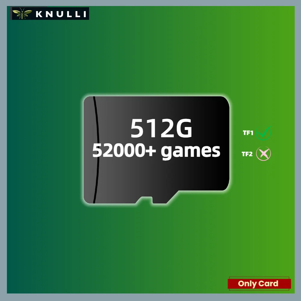 Game TF Card For Anbernic RG34XX PSP PS1 Classic Retro Games Portable Handheld Console H-speed Memory SD TF 512G 256G KNULLI