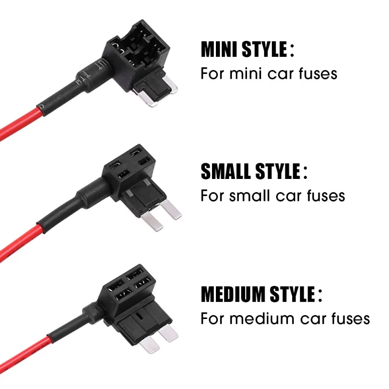 1/10/20pcs Car Fuse Box Electrical Appliances Mini Small Medium Car Fuse Blades Holder Auto Circuit Extender Power Adapter fuse holder car fuses kit fuse box holder fuse box