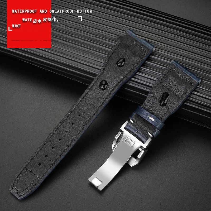For IWC Pilot Spitfire princekin Mark dermis watch strap
