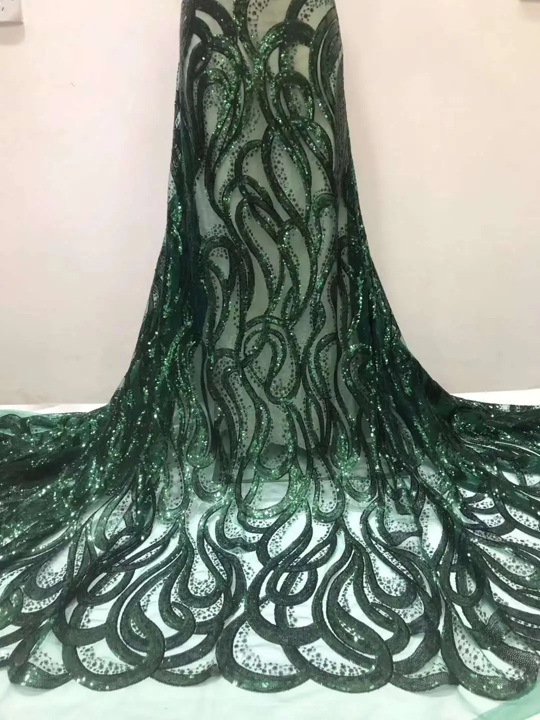 Green Lace Fabric 2023 High Quality Lace  Nigerian Wedding Fabric Green -  2023 High - Aliexpress