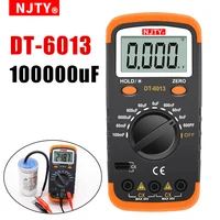 Professional Digital Capacimeter 6000 counts Capacitor Capacity Meter Lcr Tester 100000uF Capacitor High Precision Multimeter 1