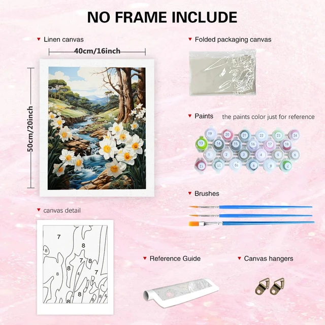 RUOPOTY – cadre de peinture par numéros, Kits d'illustration, image de chat, coloriage par numéros pour adultes, artisanat pour bricolage 5