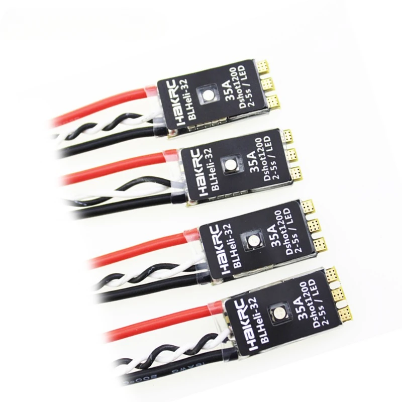 

4 шт. HAKRC 35A blheli _ 32 Dshot1200 2-5S LIPO Brushless ESC Встроенная модель для гоночного дрона DIY RC FPV