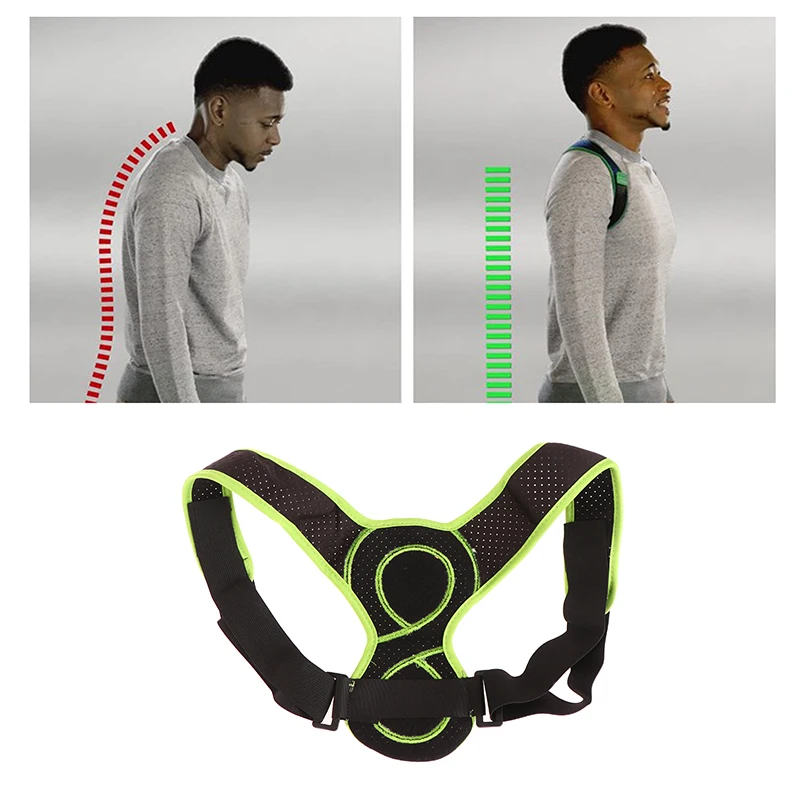 Back Posture Corrector Adjustable Neck Brace Training Equipment Home Office Man Woman Postura Shoulder Support Correction Belt