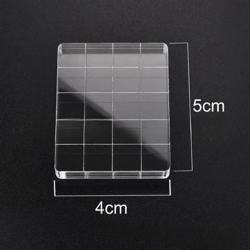Clear Acrylic Stamp Block Use Clear Cling Mounted Rubber Stamp DIY Scrapbooking Photo Album Decorative Handmade Tools