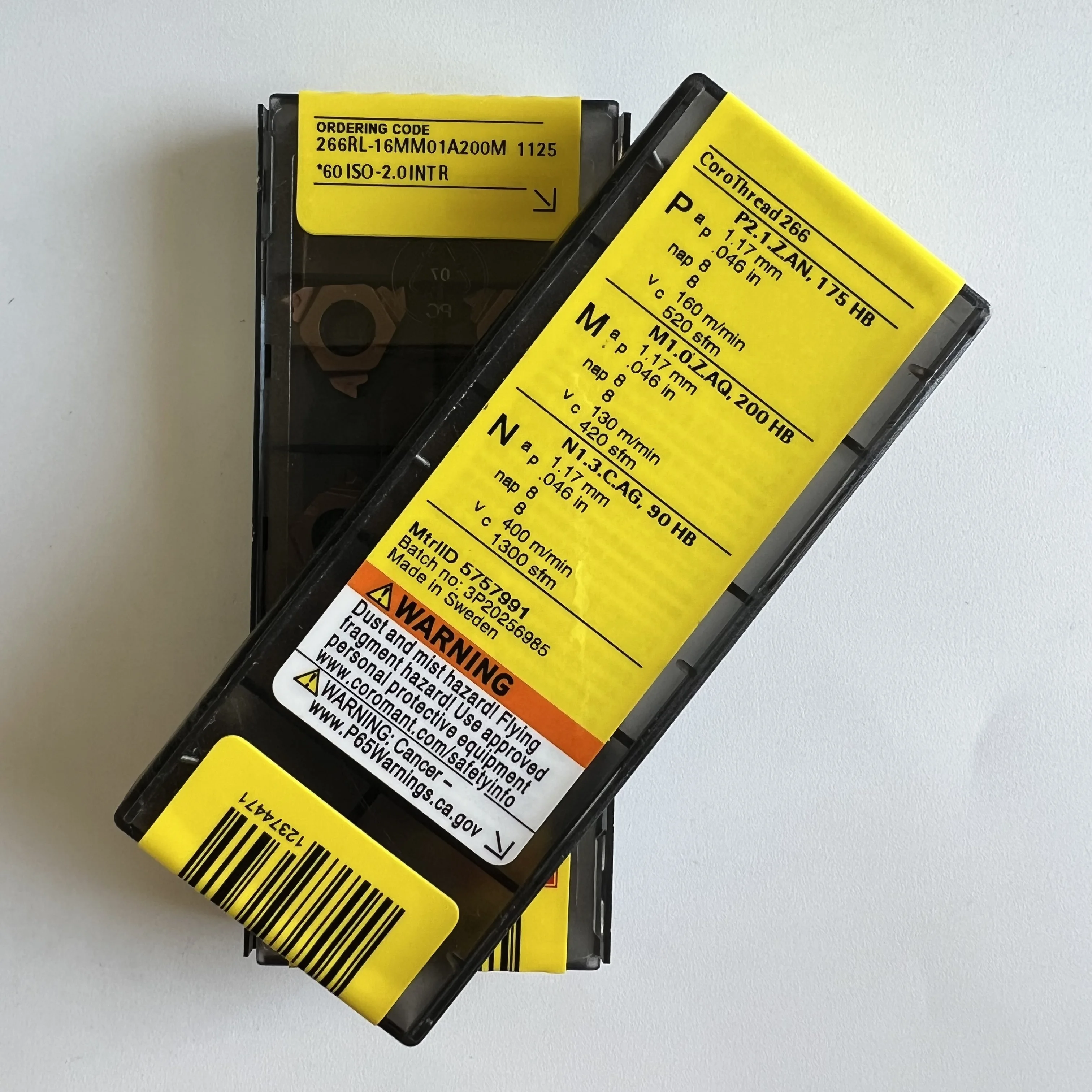 Original CNC blade 266RL-16MM01A200M 1125