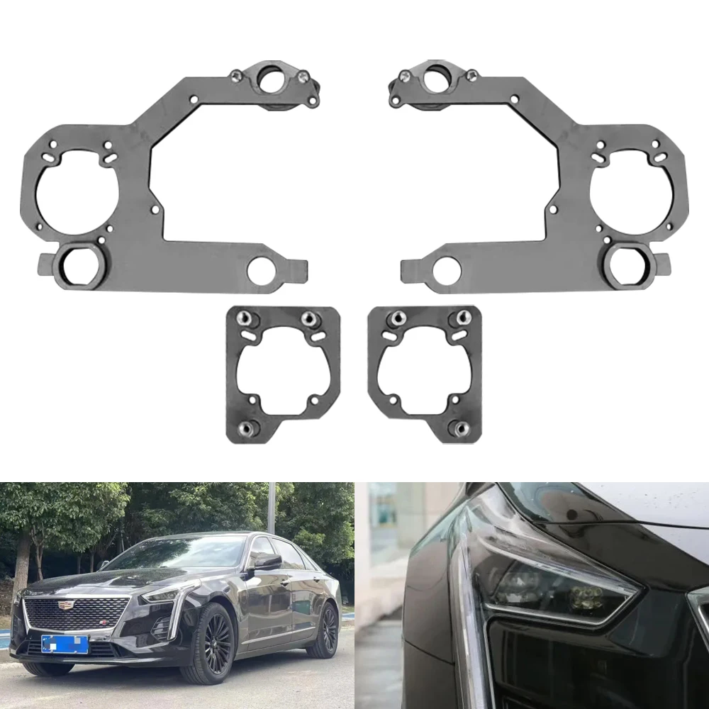 

Taochis Car-Styling Adapter Frame Headlight Bracket for matrix bracket for 2019-2022 Cadillac CT6 3.0inches+matrix